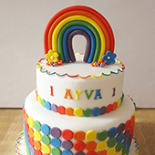 170x170.~gallery~celebration-cakes~Rainbow 2 Tier Birthday Cake