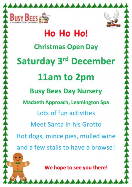 Busy Bees Leamington Christmas Event 2016
