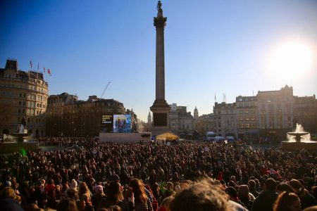 Women's March London, Trafalgar Square, 21.1.2017