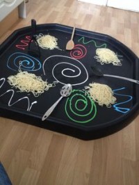 tuff tray pasta