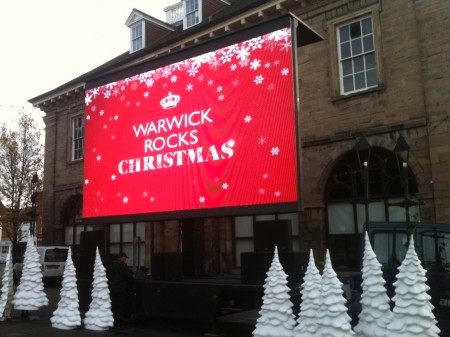 warwick rocks Christmas