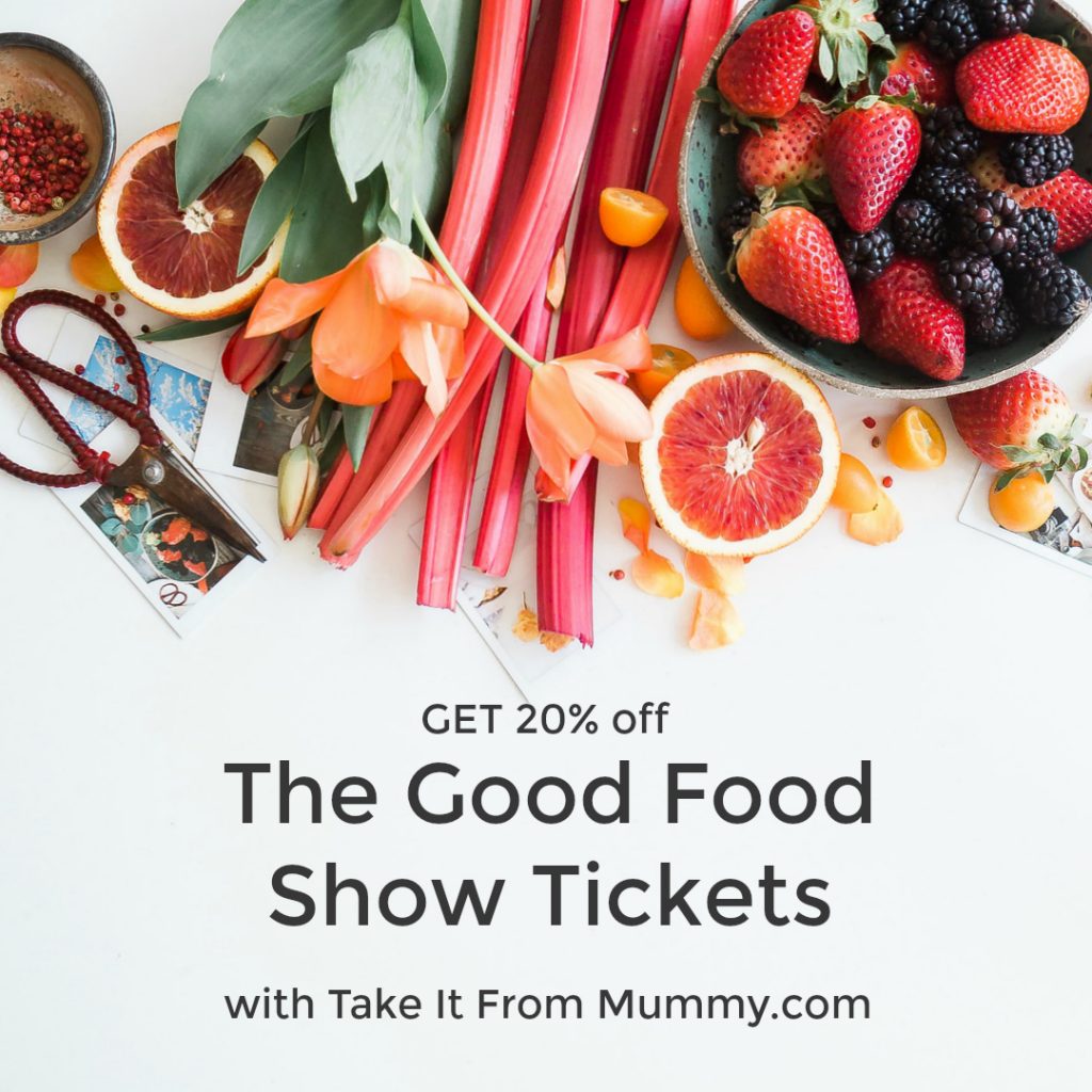 20 OFF The Good Food Show Tickets Take it From Mummy