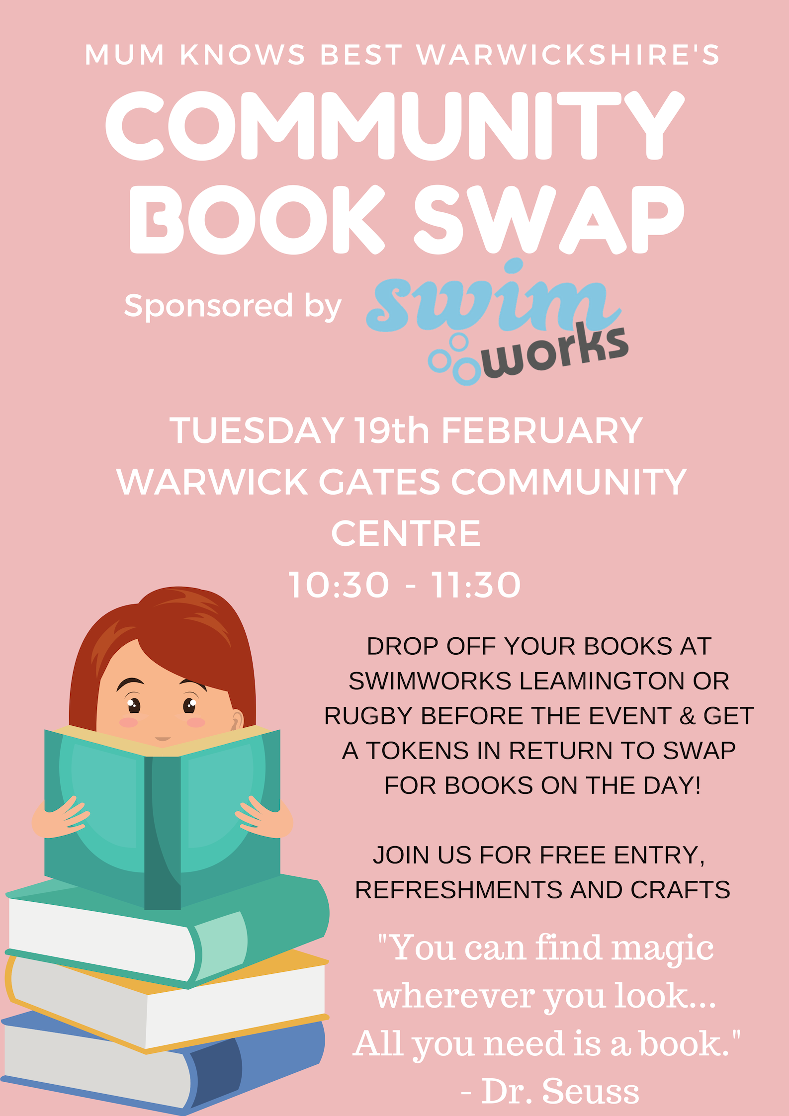 Community Book Swap, Warwick Take it From Mummy