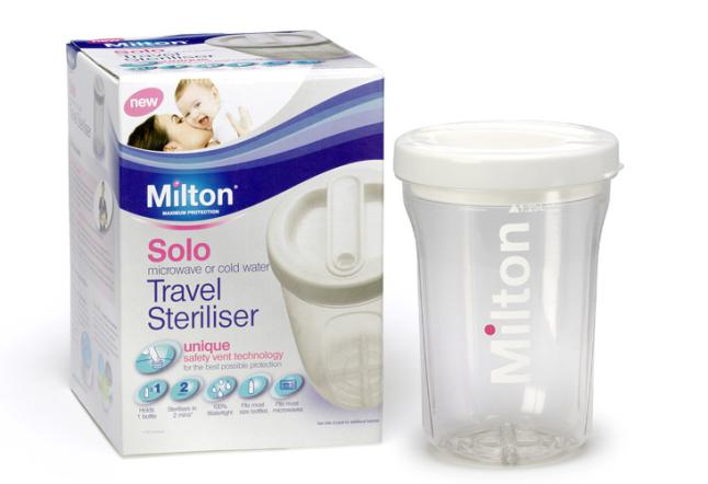 milton solo travel steriliser tablets